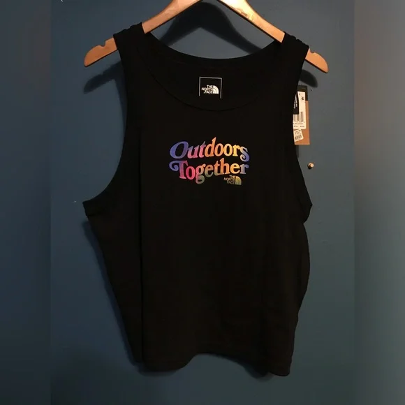NWT The North Face- Womens Black Outdoors Together Tank Top - Picture 2 of 12